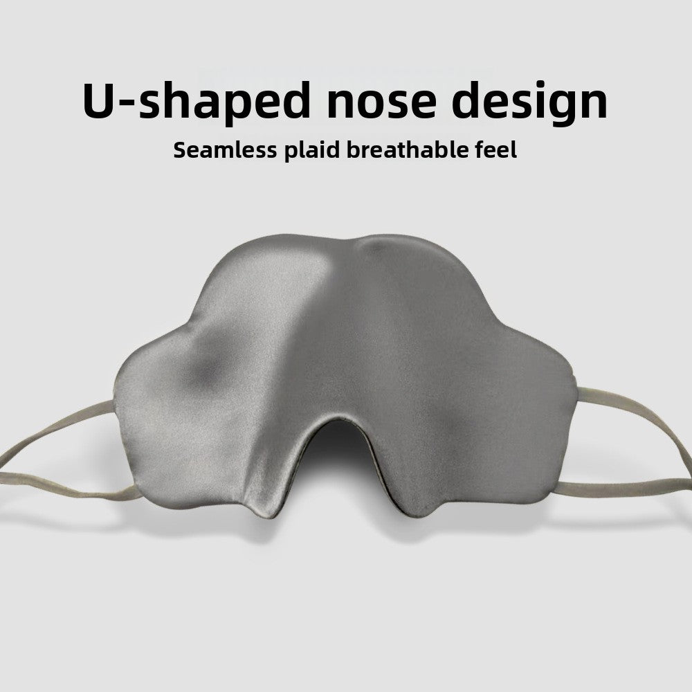 Silk-cotton double-sided ear-type eye mask