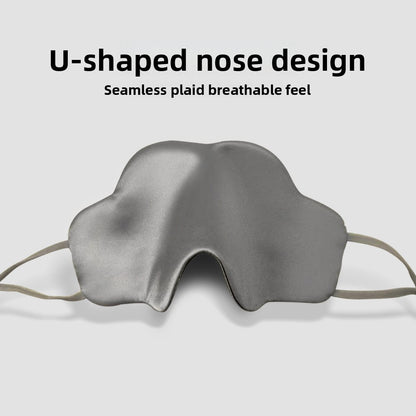 Silk-cotton double-sided ear-type eye mask