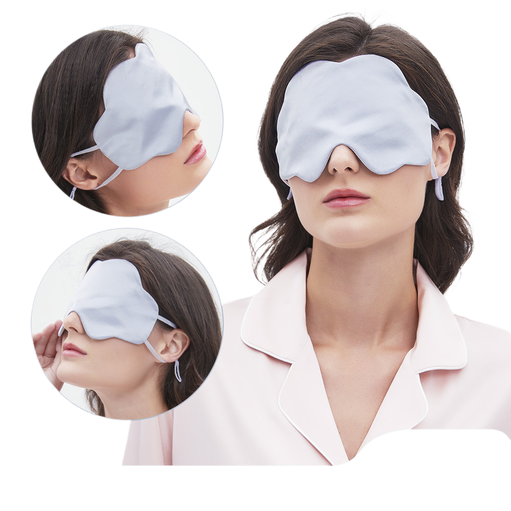 Silk-cotton double-sided ear-type eye mask
