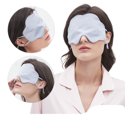 Silk-cotton double-sided ear-type eye mask