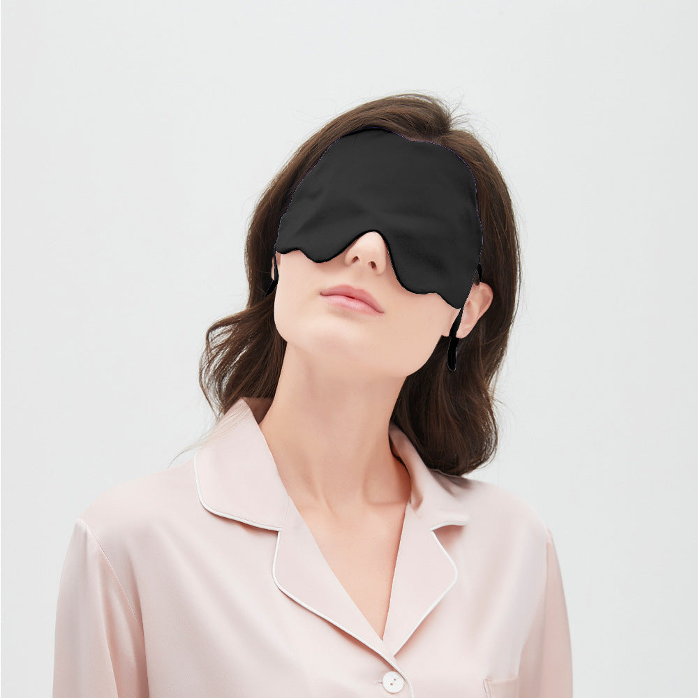 Silk-cotton double-sided ear-type eye mask