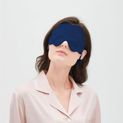Silk-cotton double-sided ear-type eye mask