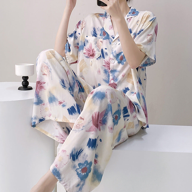 Silk-cotton suit set