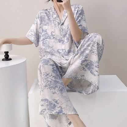 Silk-cotton suit set