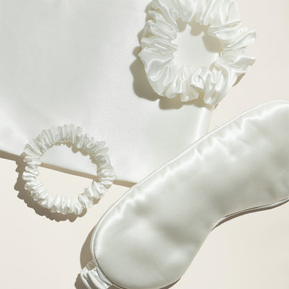 Silk Eye Mask and Pillowcase Gift Set