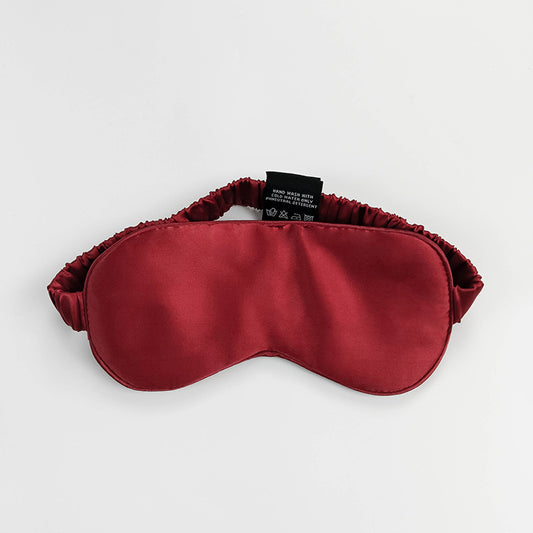 Silk Eye Mask with Mulberry Silk Edging, Light-Blocking and Comfortable