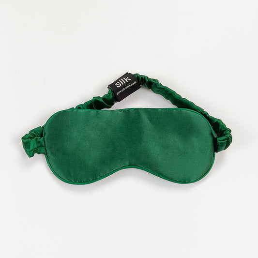 Silk Eye Mask with Mulberry Silk Edging, Light-Blocking and Comfortable