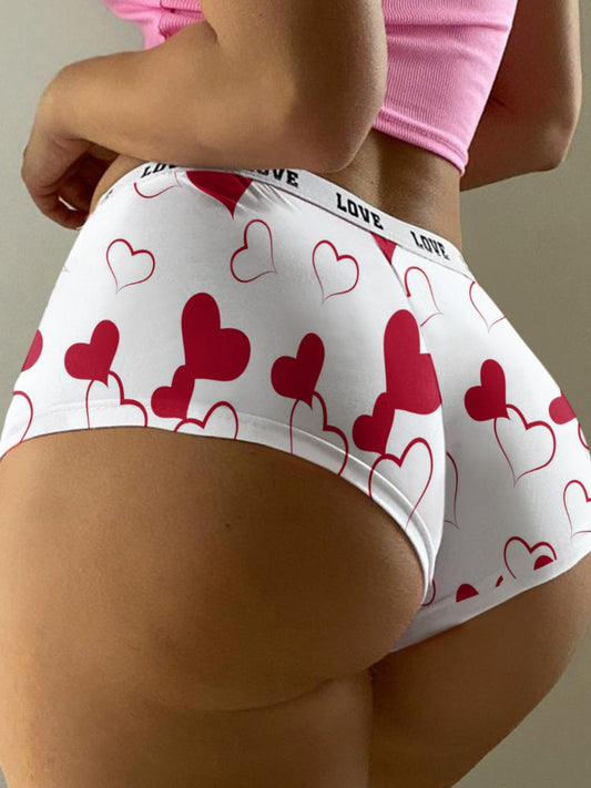 Silk-free printed underwear