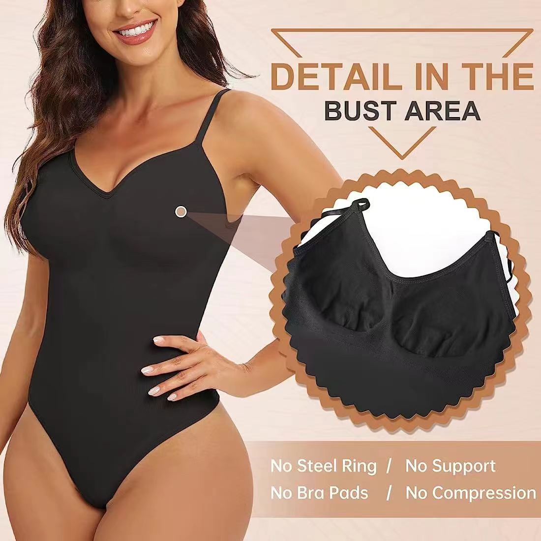 Silk-free shaping garment