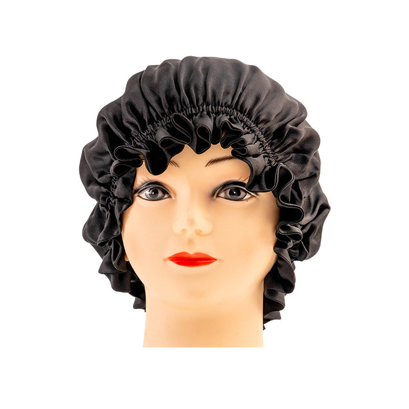Silk hair care home cap