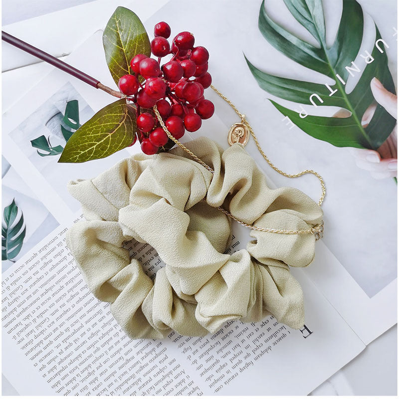 silk hair tie