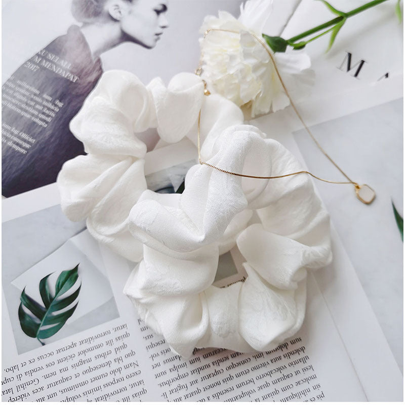 silk hair tie