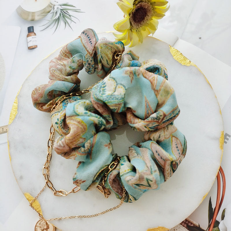 silk hair tie