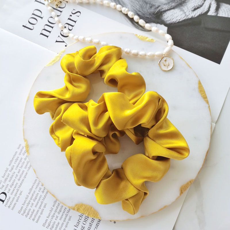 silk hair tie