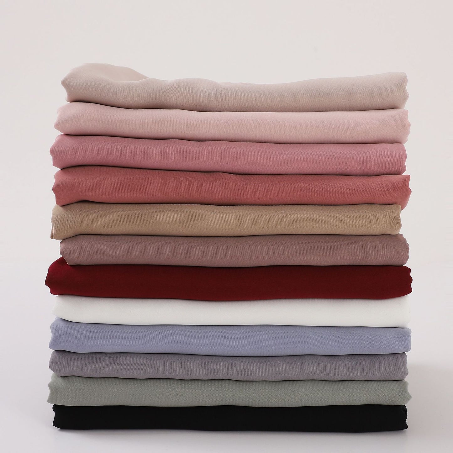 Silk-like long scarf