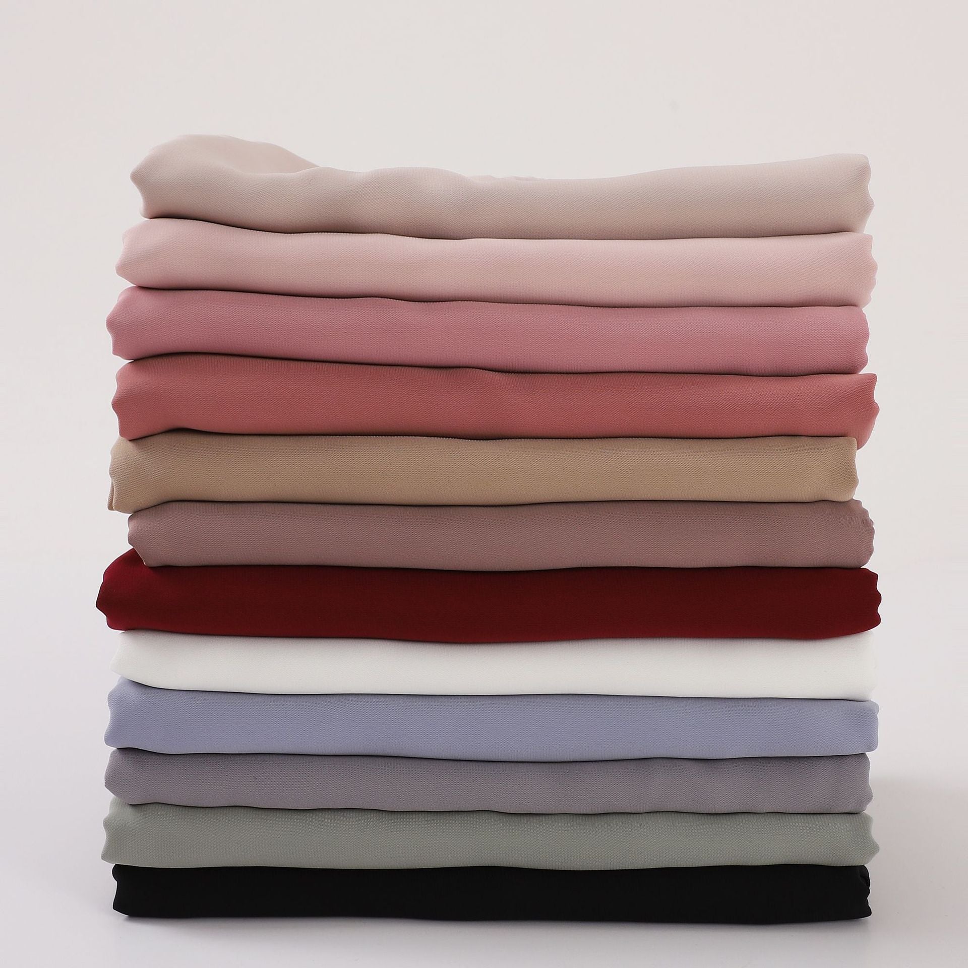 Silk-like long scarf