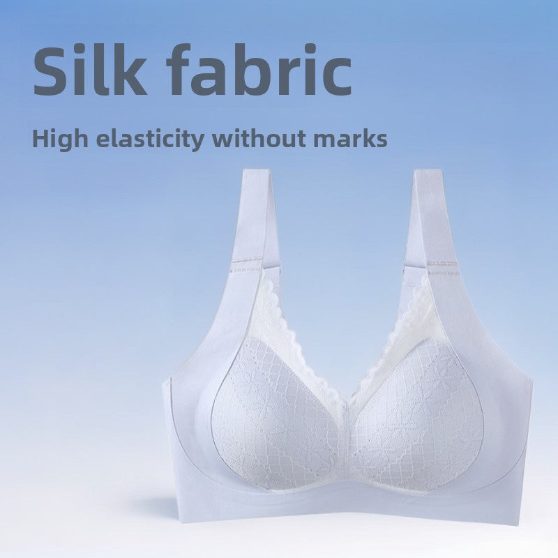 Silk Lined Lace Comfort Bra