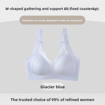 Silk Lined Lace Comfort Bra
