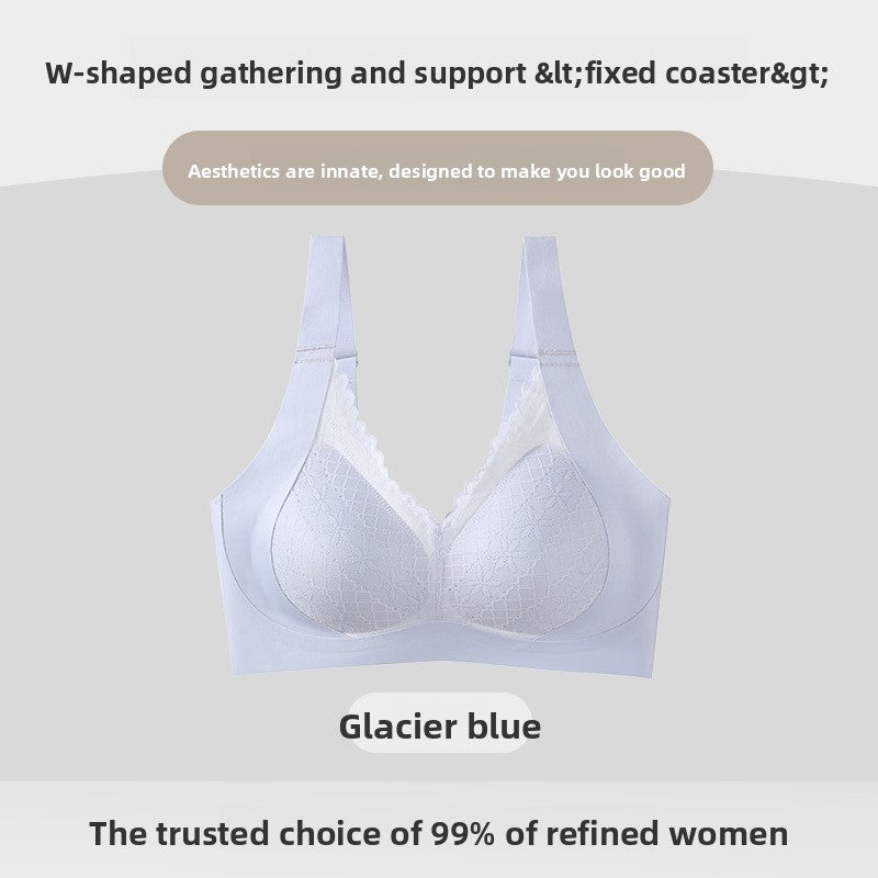 Silk Lined Lace Comfort Bra