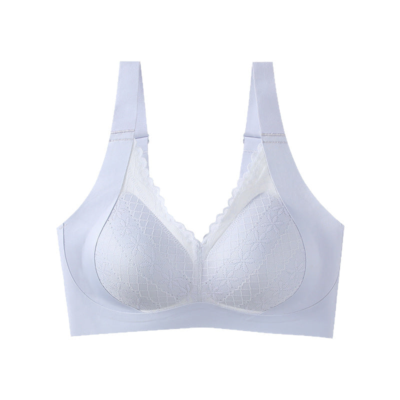 Silk Lined Lace Comfort Bra