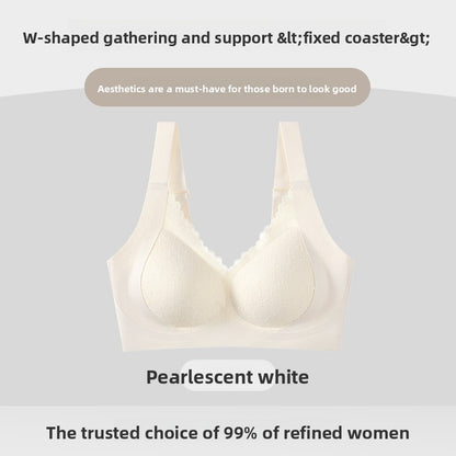 Silk Lined Lace Comfort Bra