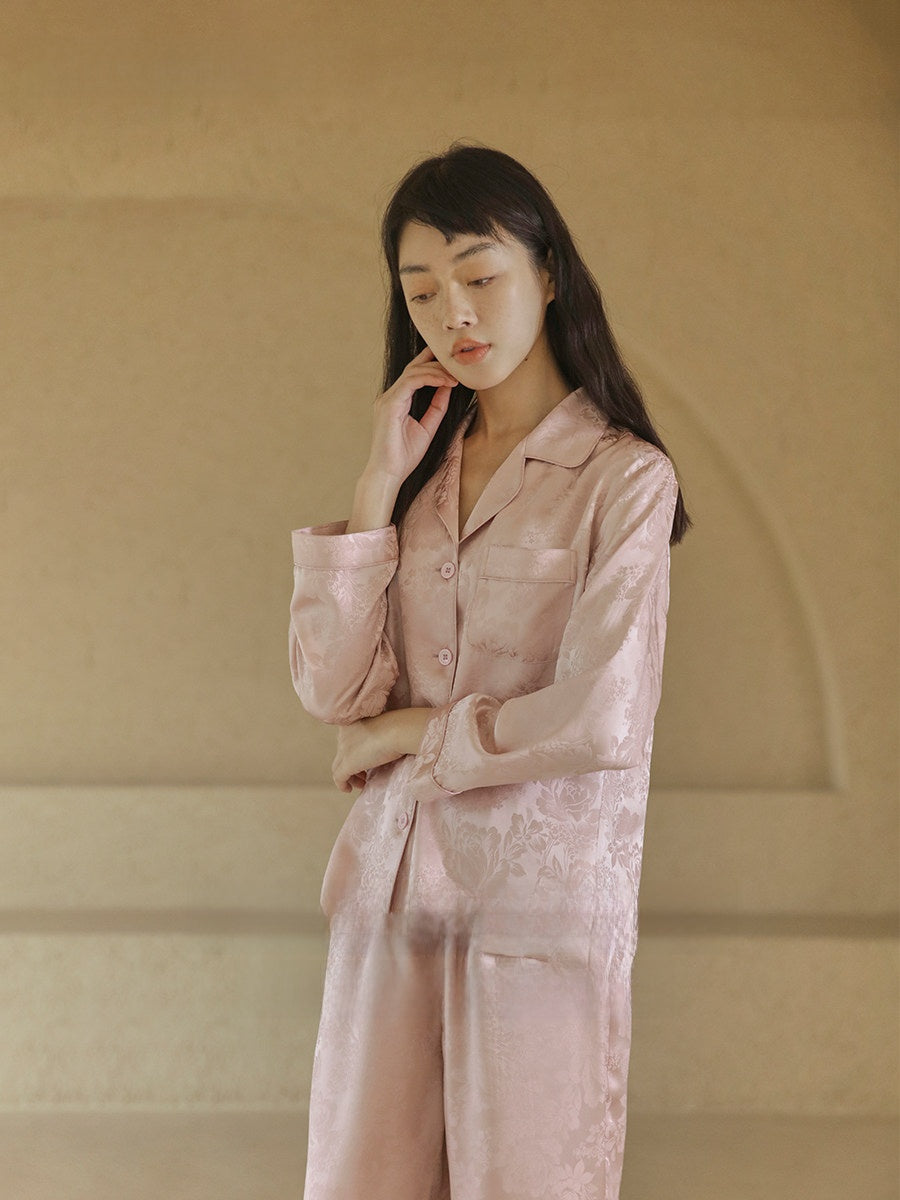 silk pajama set