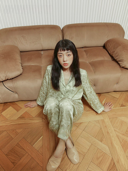silk pajama set