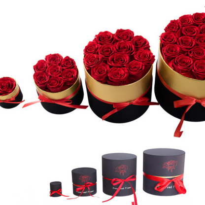 Silk Rose Gift Box Eternal Flowers
