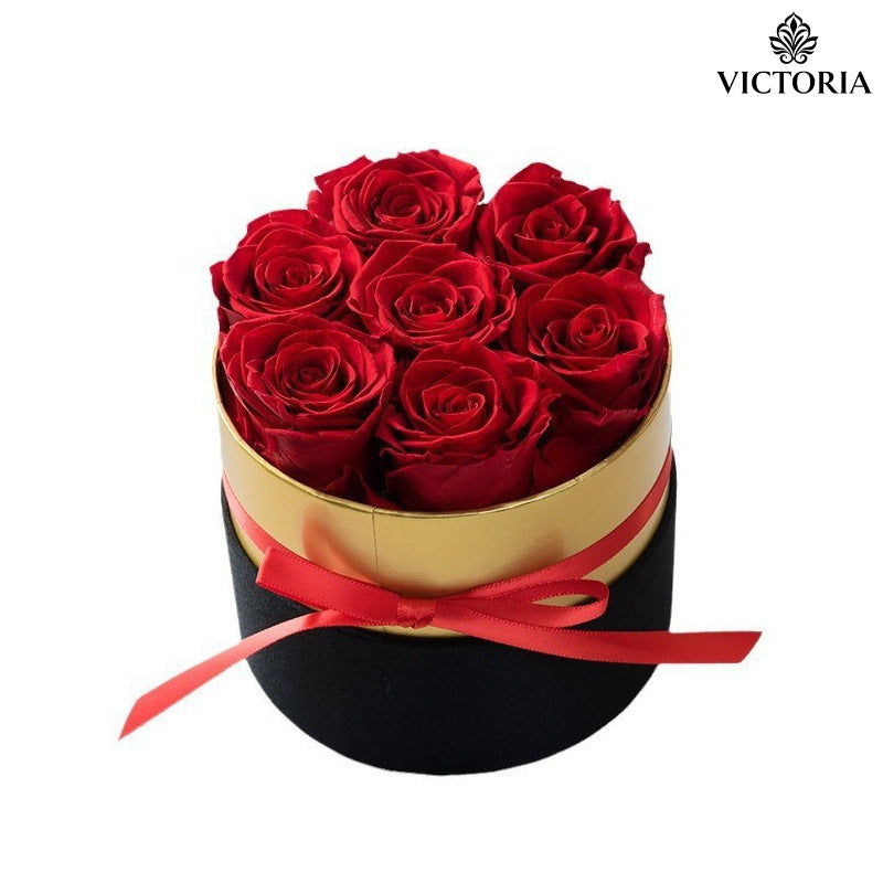 Silk Rose Gift Box Eternal Flowers