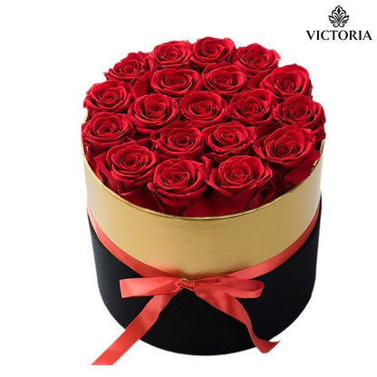 Silk Rose Gift Box Eternal Flowers