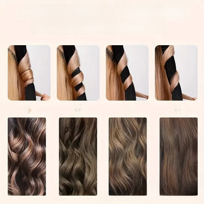 Silk Satin Tie-Dye No Heat Curling Iron