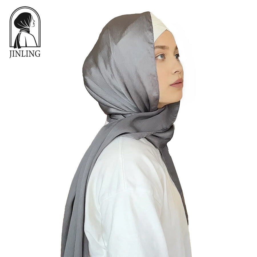 Silk scarf, shawl, versatile women's headscarf