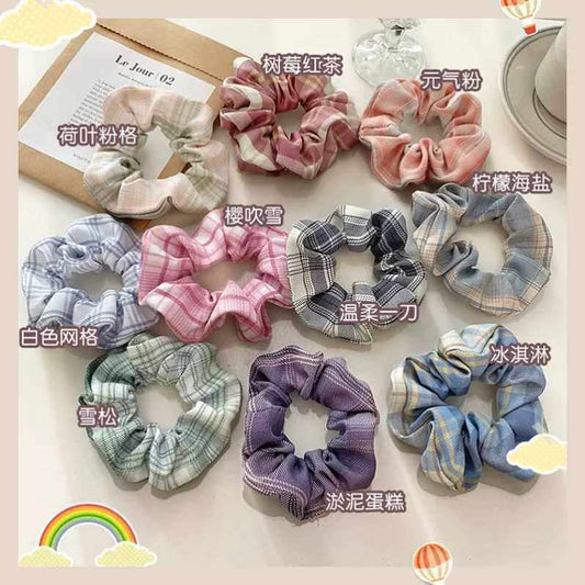 Silk Scrunchies Print Leopard Scrunchie Set Elastic