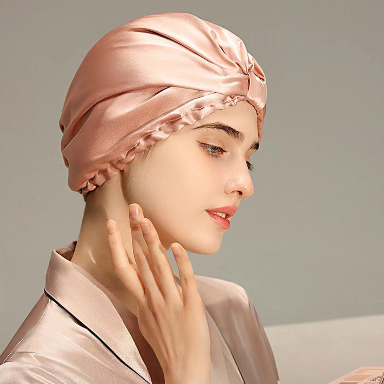 Silk-silk sleeping cap for silk worms