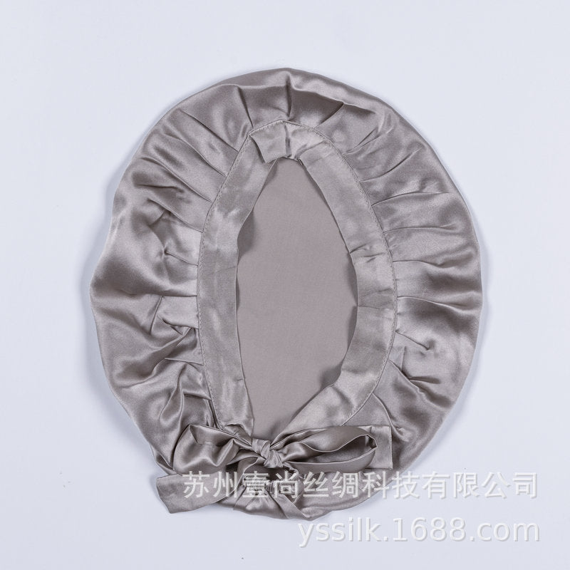 Silk Sleep Cap 100% Mulberry Silk Adjustable Hair Protection