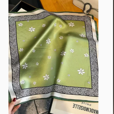 Silk square scarf