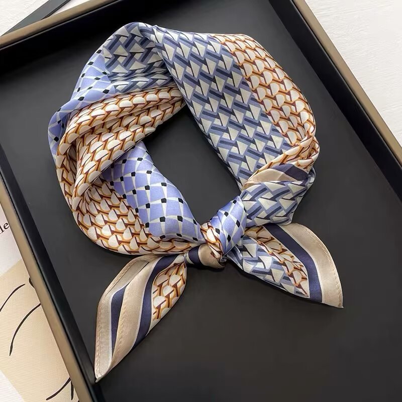 Silk square scarf