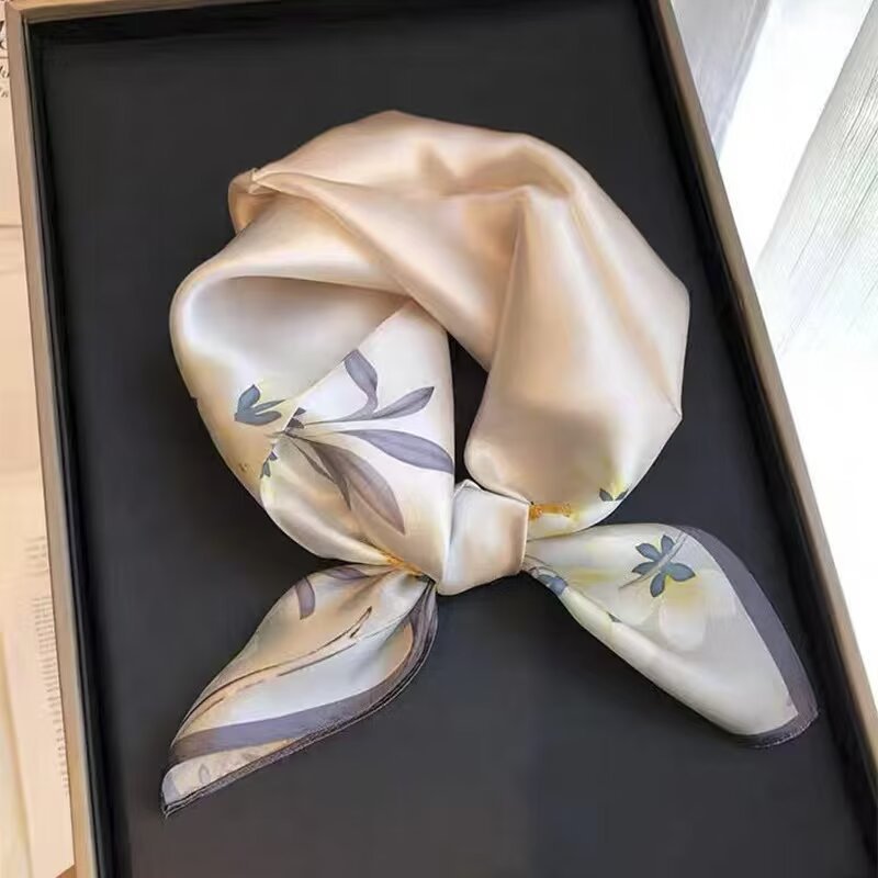Silk square scarf