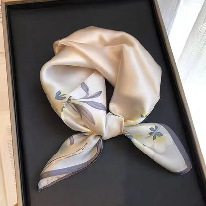 Silk square scarf