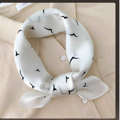 Silk square scarf