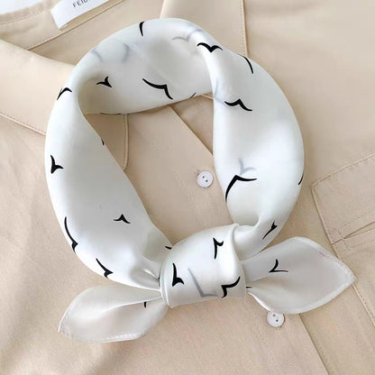 Silk square scarf