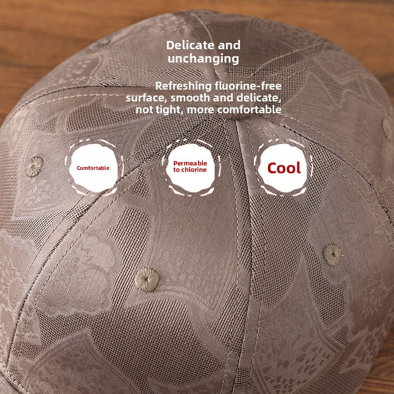 silk sun hat