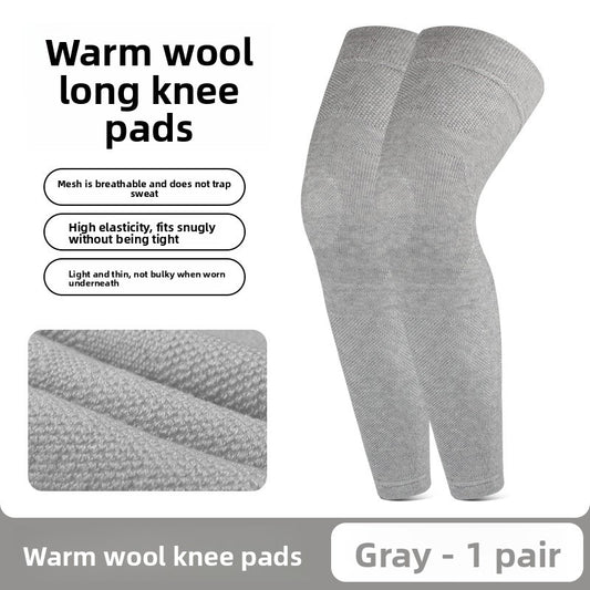 Silk Wool Heating Knee Warmers