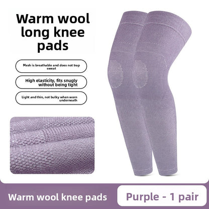 Silk Wool Heating Knee Warmers