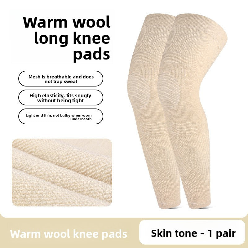 Silk Wool Heating Knee Warmers
