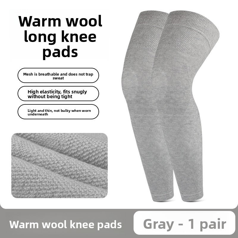 Silk Wool Heating Knee Warmers