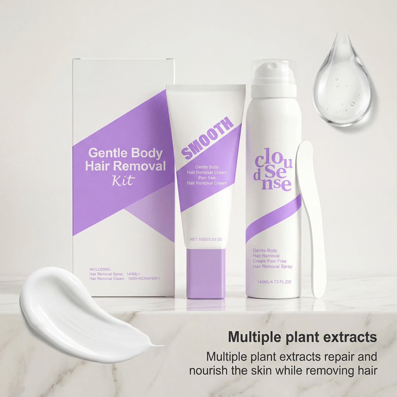 Silky Smooth Body Hair Removal Kit