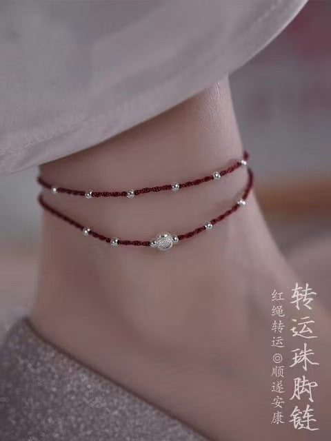 Silver bell-shaped bracelet