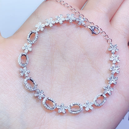 Silver Bracelet Setting