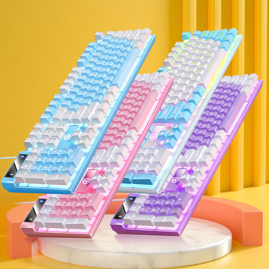 Silver Carving K500 Wired Gaming Keyboard
